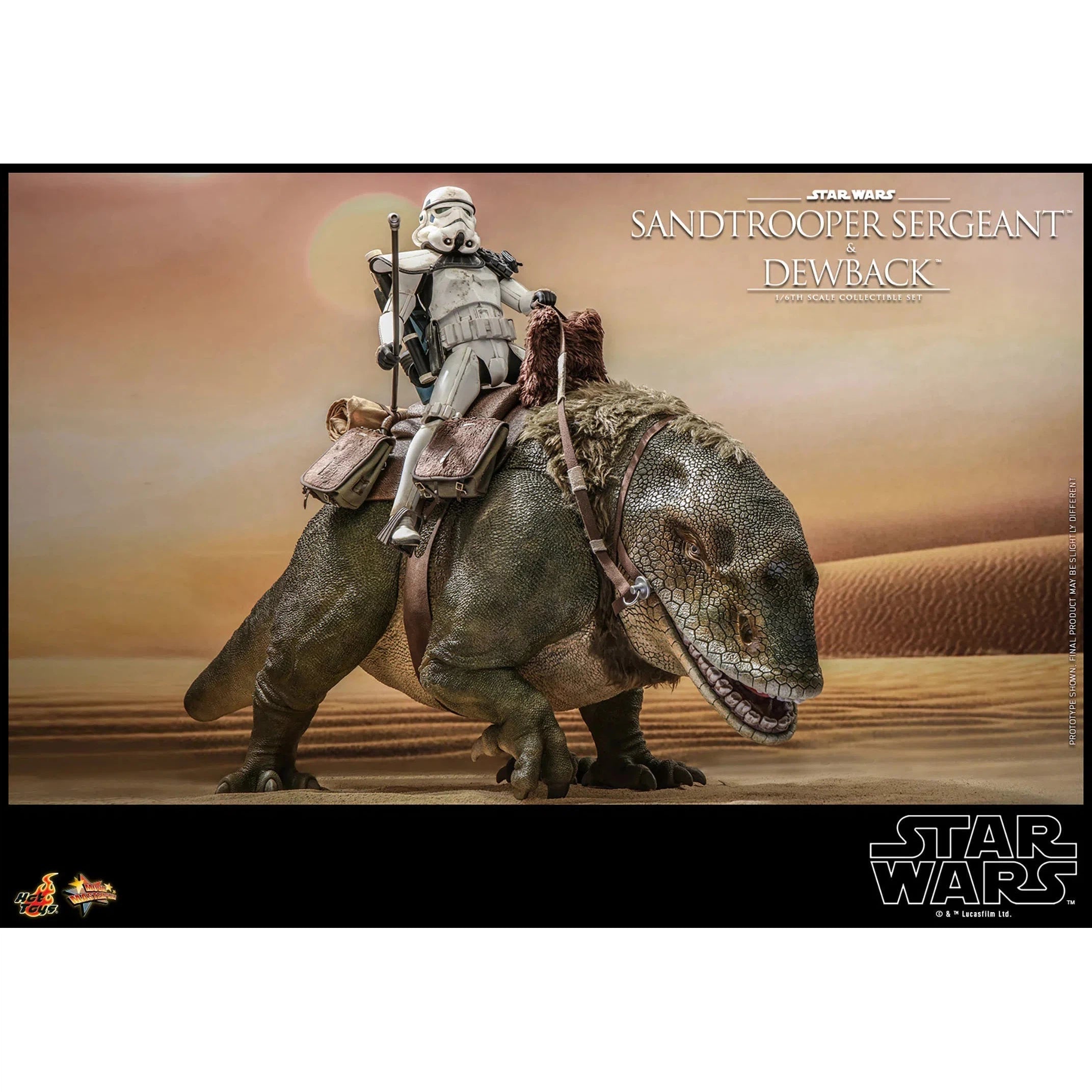 Dewback Deluxe & Sandtrooper Sergeant: Star Wars: A New Hope Hot Toys