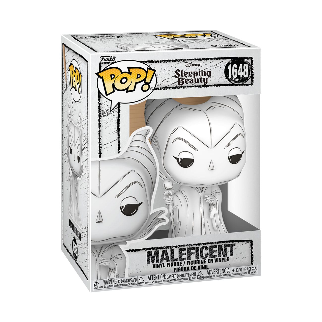 Disney POP!: Sleeping Beauty: Maleficent (Sketched) #1648: Vinyl Figure - Funko Action Figure