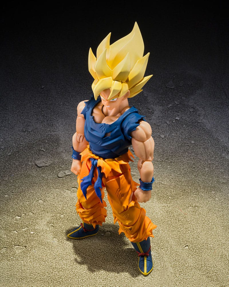 Dragon Ball Z S.H.Figuarts Action Figure Super Saiyan Son Goku (Fighter of Rage) 14 cm - Bandai Tamashii Nations Action figures