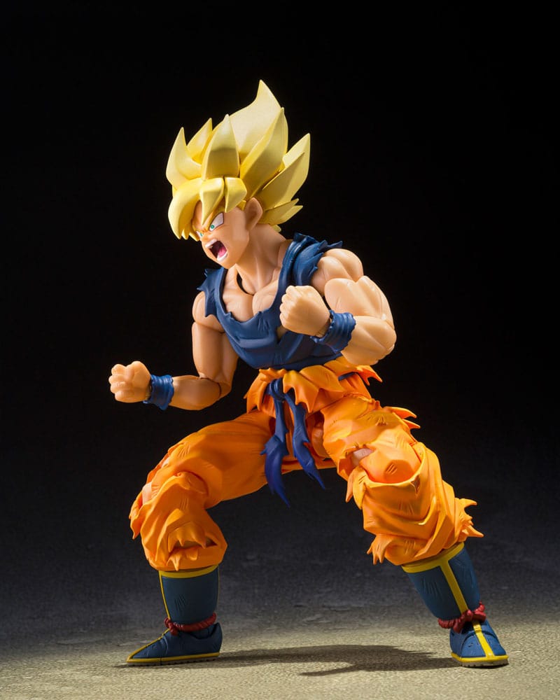 Dragon Ball Z S.H.Figuarts Action Figure Super Saiyan Son Goku (Fighter of Rage) 14 cm - Bandai Tamashii Nations Action figures