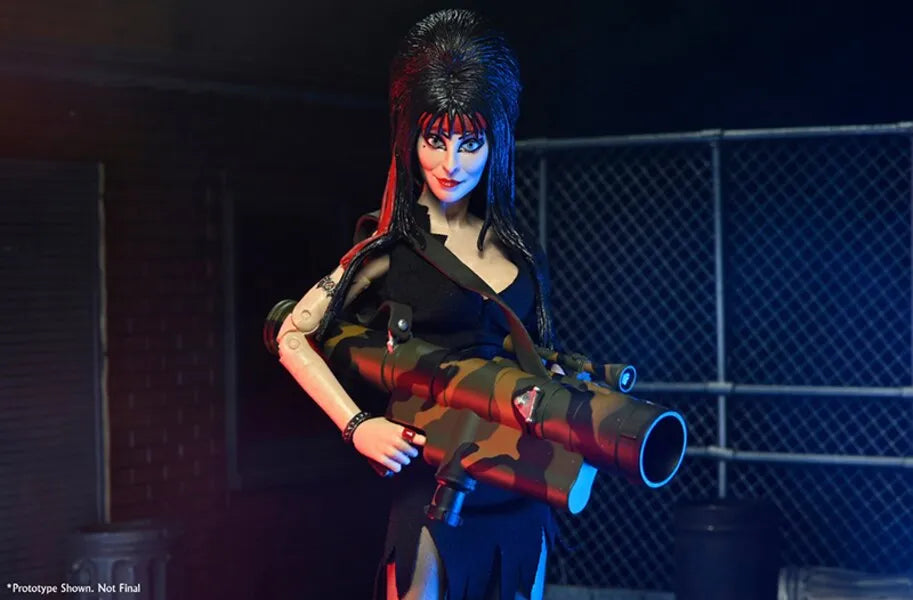 Elvira: Mistress Of The Dark: Commando Elvira: 8" Clothed Action Figure Neca