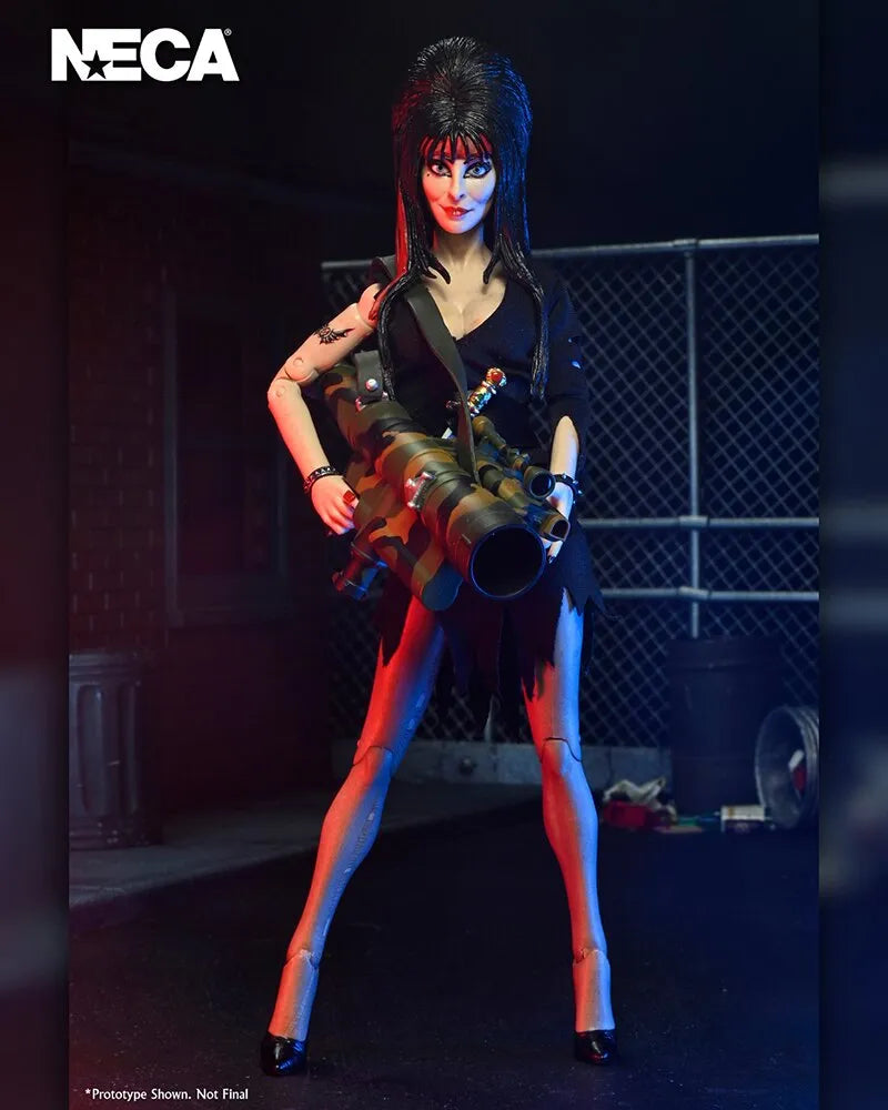 Elvira: Mistress Of The Dark: Commando Elvira: 8" Clothed Action Figure Neca
