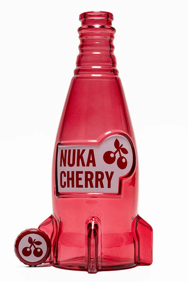 Fallout: Nuka Cola Cherry Glass Bottle & Caps DEVplus