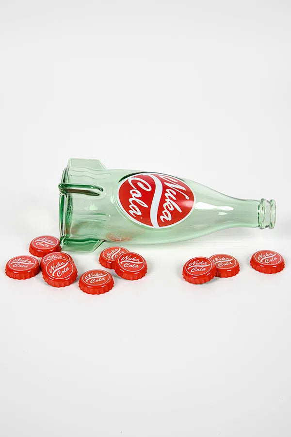 Fallout: Nuka Cola Glass Bottle & Caps - DEVplus Action Figure