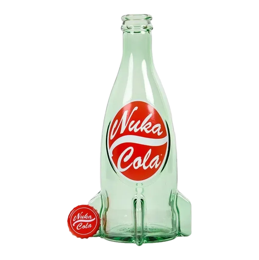 Fallout: Nuka Cola Glass Bottle & Caps - DEVplus Action Figure