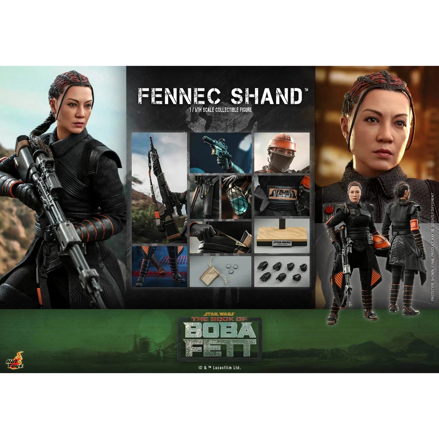 Fennec Shand: Star Wars: The Book Of Boba Fett: TMS068 - Hot Toys Action Figures