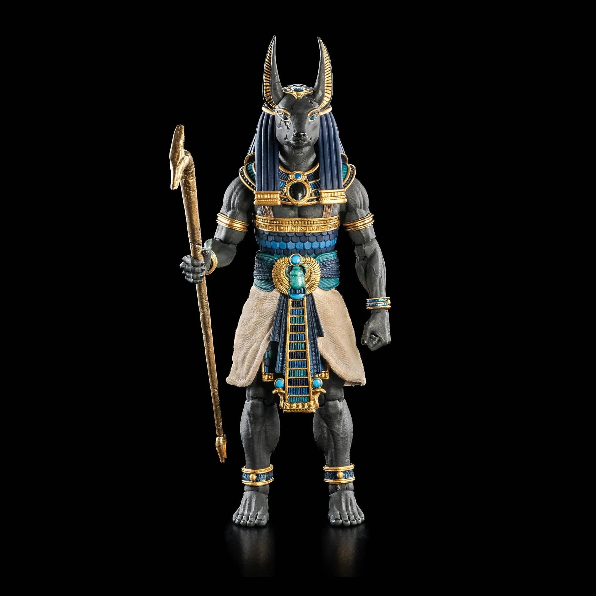Figura Obscura: Anubis (Black and Blue Ver): Action Figure Four Horsemen