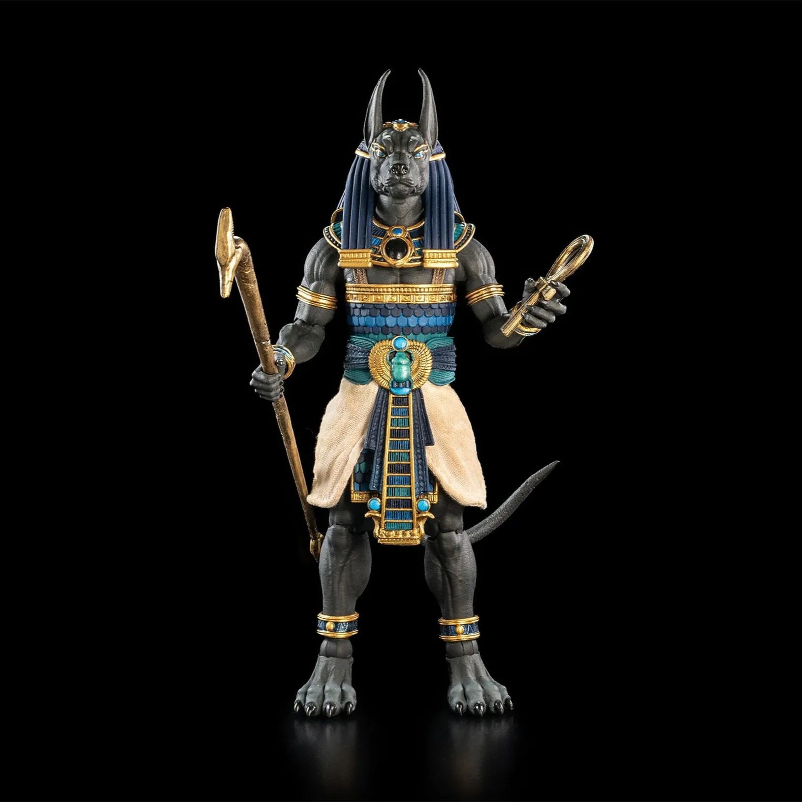 Figura Obscura: Anubis (Black and Blue Ver): Action Figure Four Horsemen