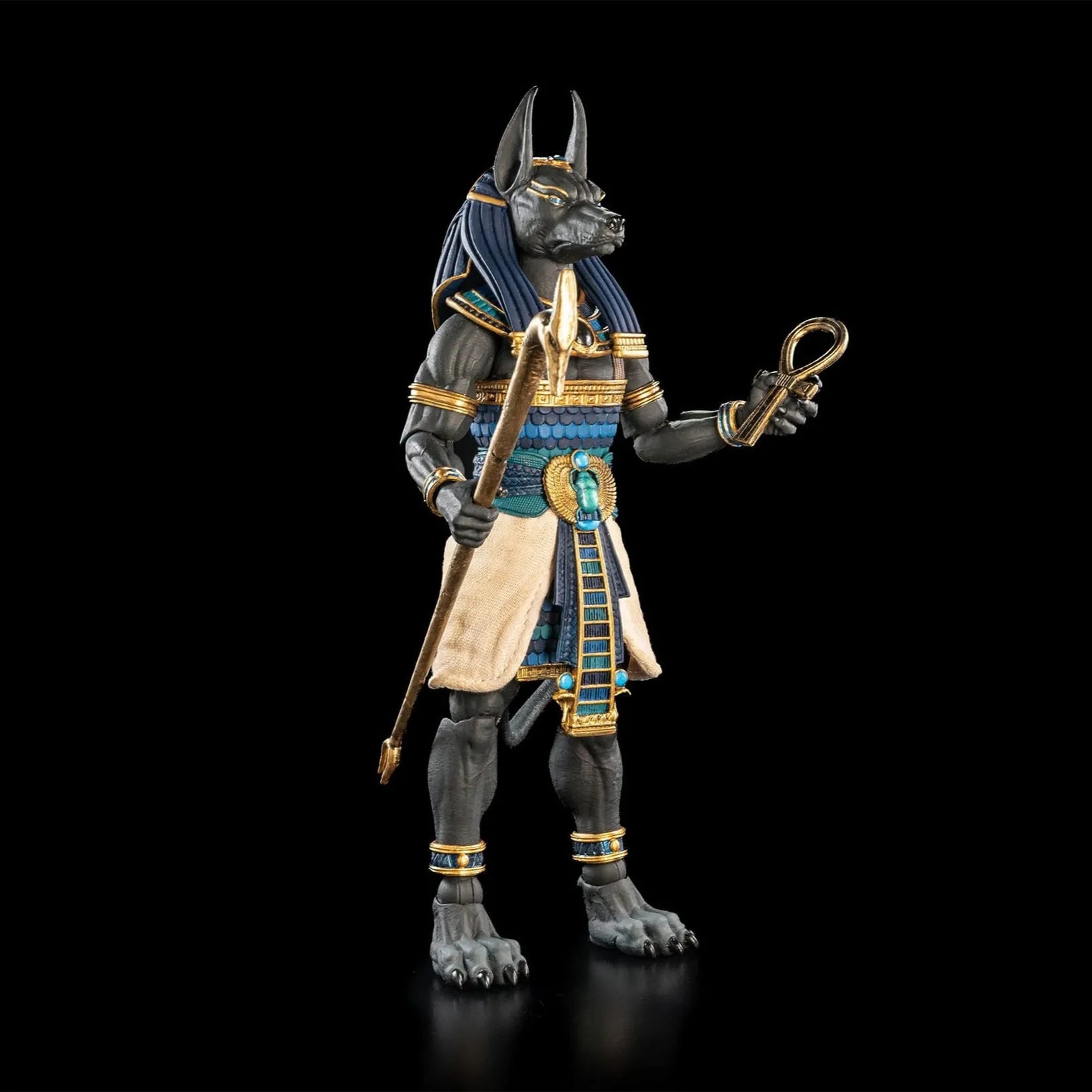 Figura Obscura: Anubis (Black and Blue Ver): Action Figure Four Horsemen