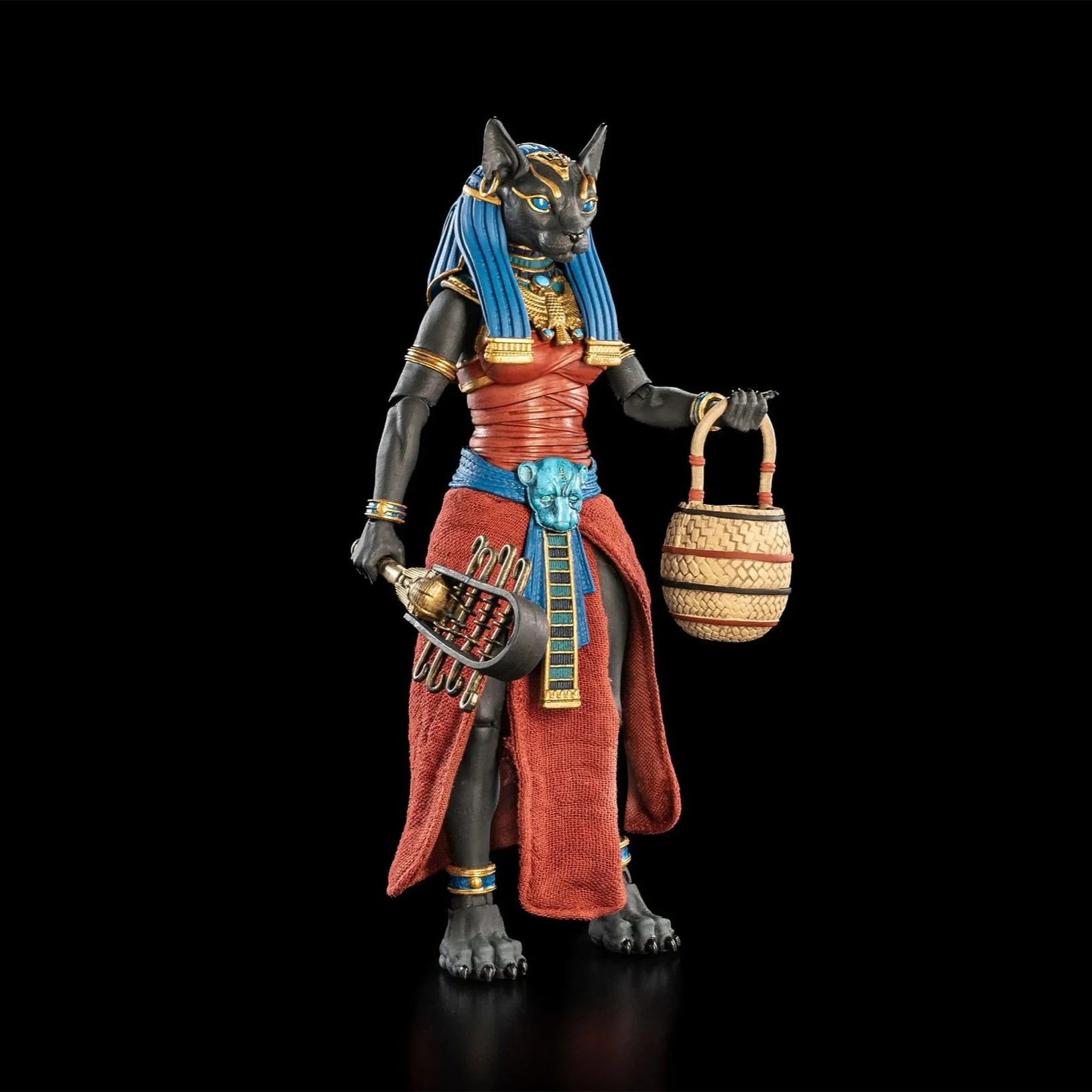 Figura Obscura: Bastet (Black and Red Ver): Action Figure Four Horsemen