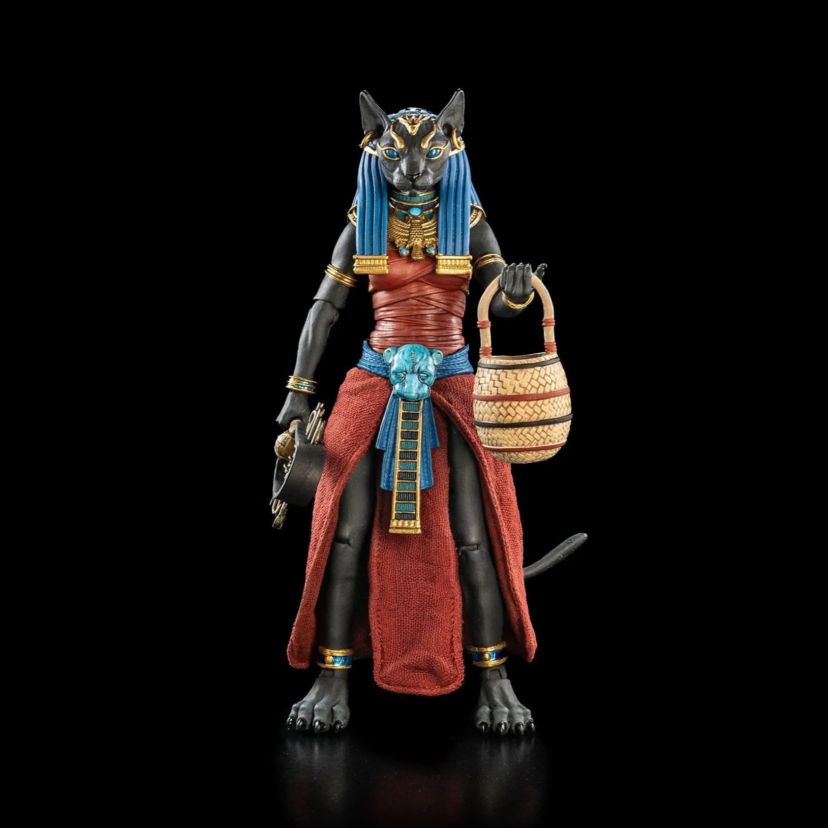 Figura Obscura: Bastet (Black and Red Ver): Action Figure Four Horsemen