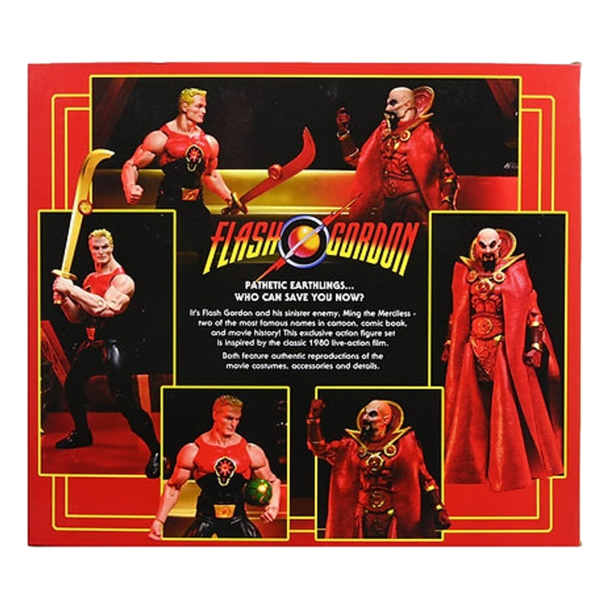 Flash Gordon: Flash & Ming (1980 Movie) (SDCC Exclusive): Ultimate 7 Inch: Action Figure 2-Pack - Neca Action Figure