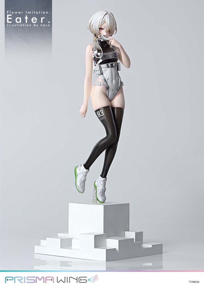 Flower Imitation Prisma Wing PVC Statue 1/7 Eater Illustration by neco 32 cm - Prime 1 Studio Statue