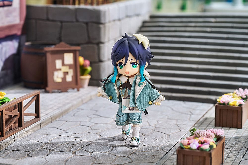 Genshin Impact Nendoroid Doll Action Figure Venti: Blue Ballad Ver. 14 cm - Good Smile Company Action Figures