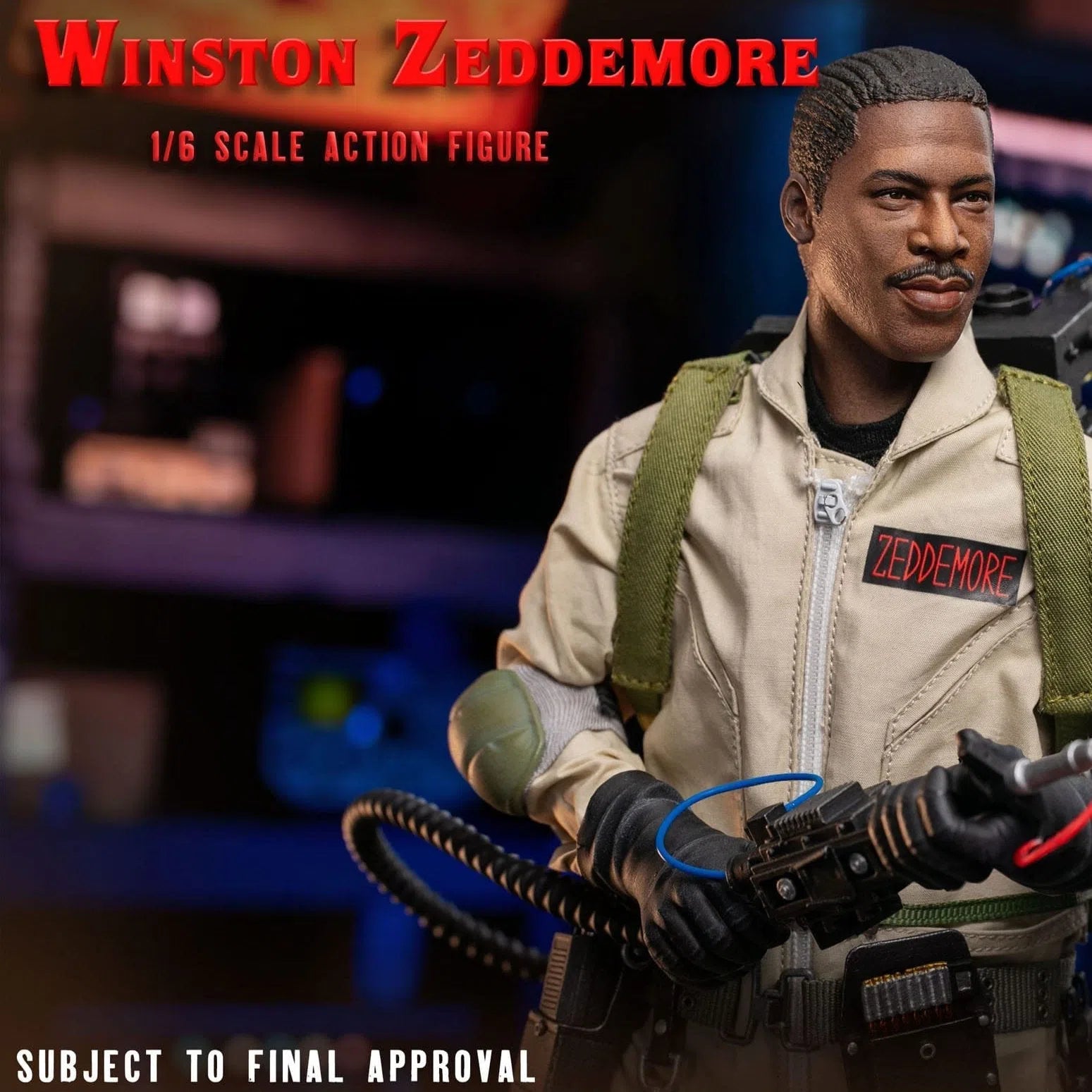 Ghostbusters: 1984: Winston Zeddemore: Sixth Scale Figure Star Ace