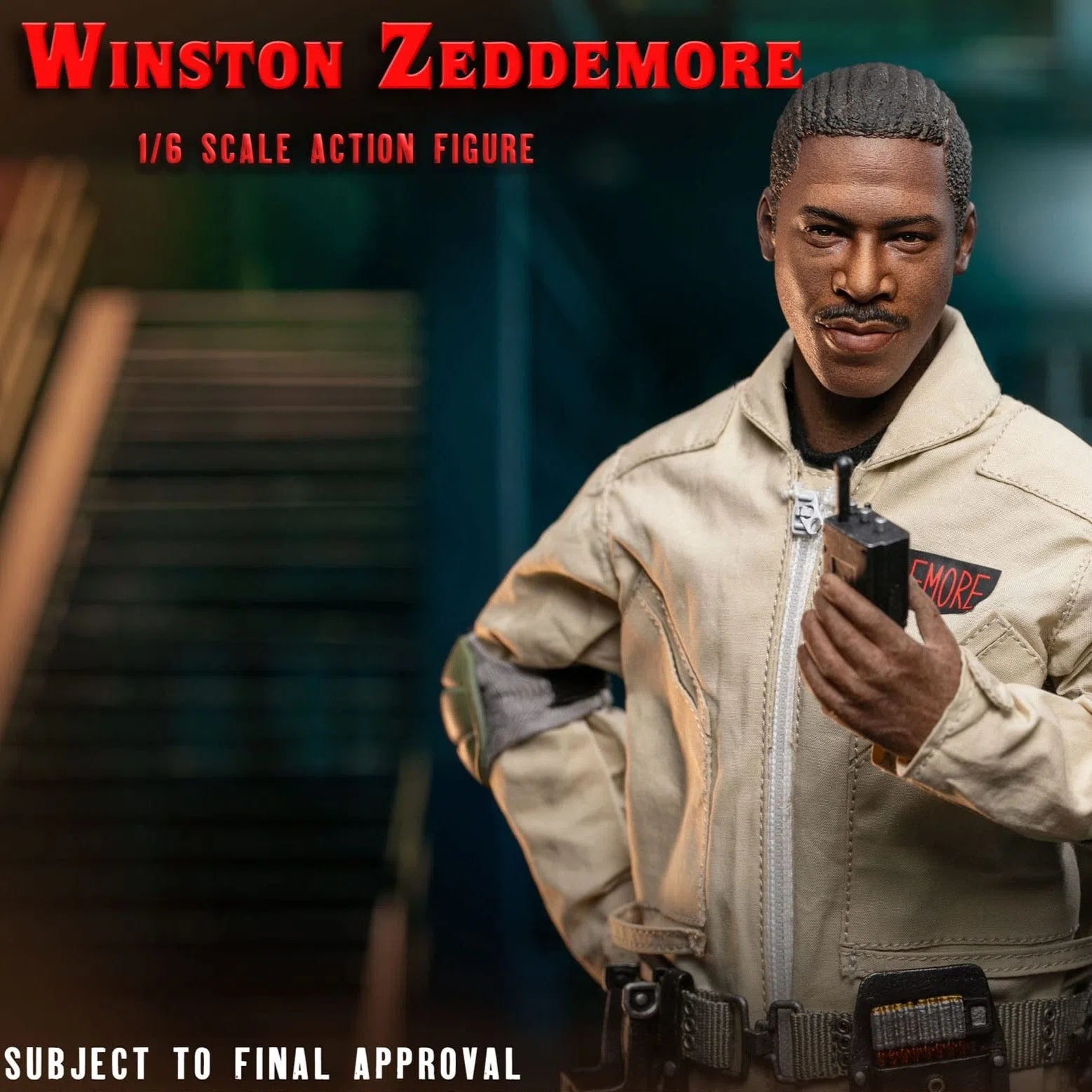 Ghostbusters: 1984: Winston Zeddemore: Sixth Scale Figure Star Ace