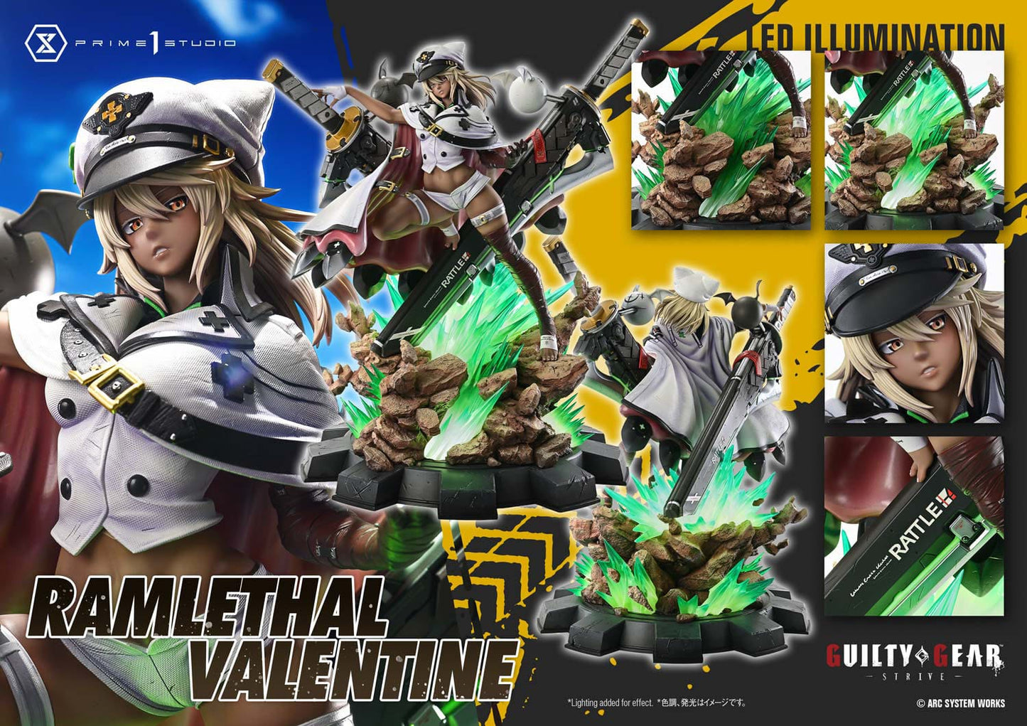 Guilty Gear: Strive: Ramlethal Valentine (Bonus Ver.): Ultimate Premium Masterline 1/4 Scale Limited Edition Statue - Prime 1 Studio Statue