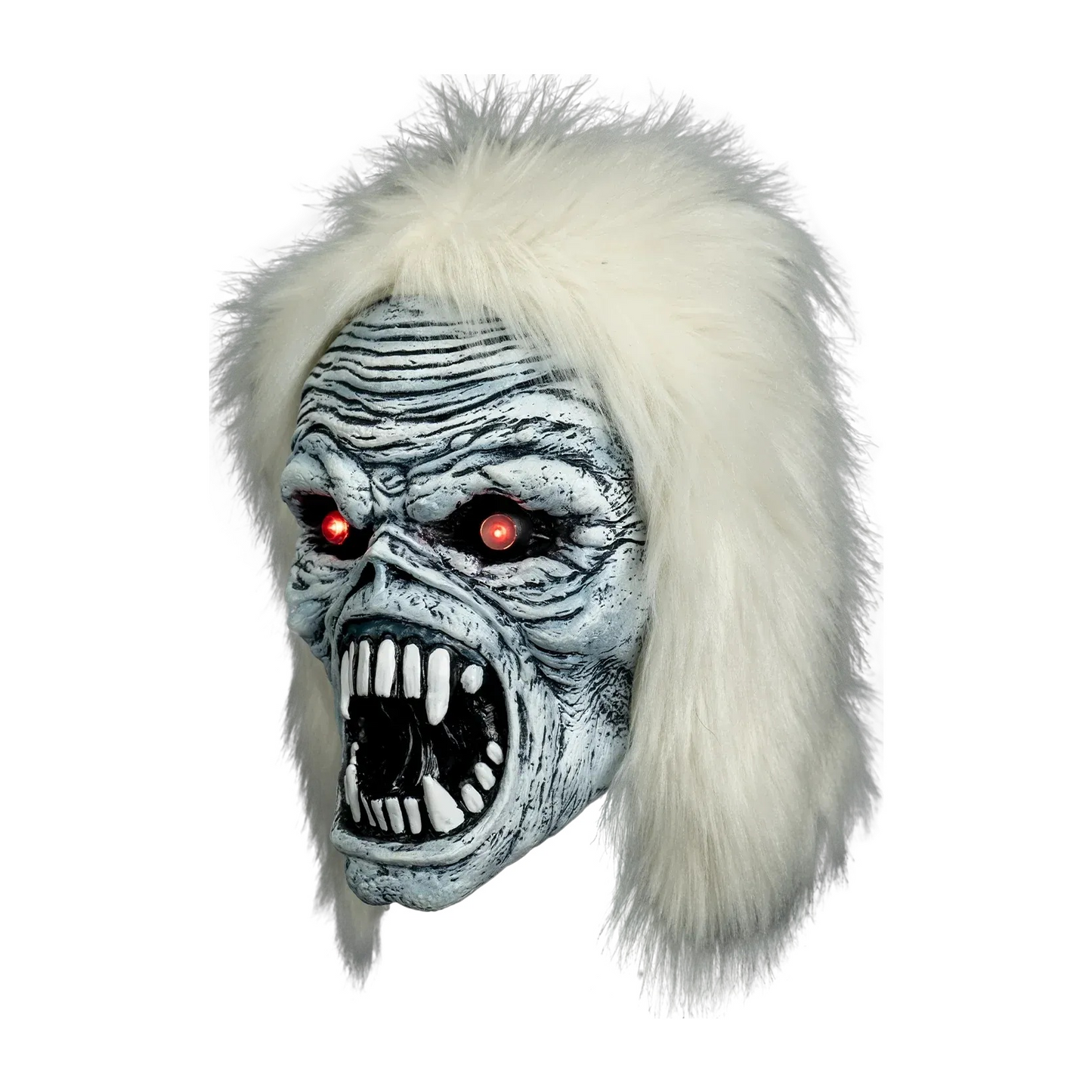 Iron Maiden: Eddie: Bass Beast Mask With Light Up Eyes: Vinyl Mask - Trick Or Treat Mask