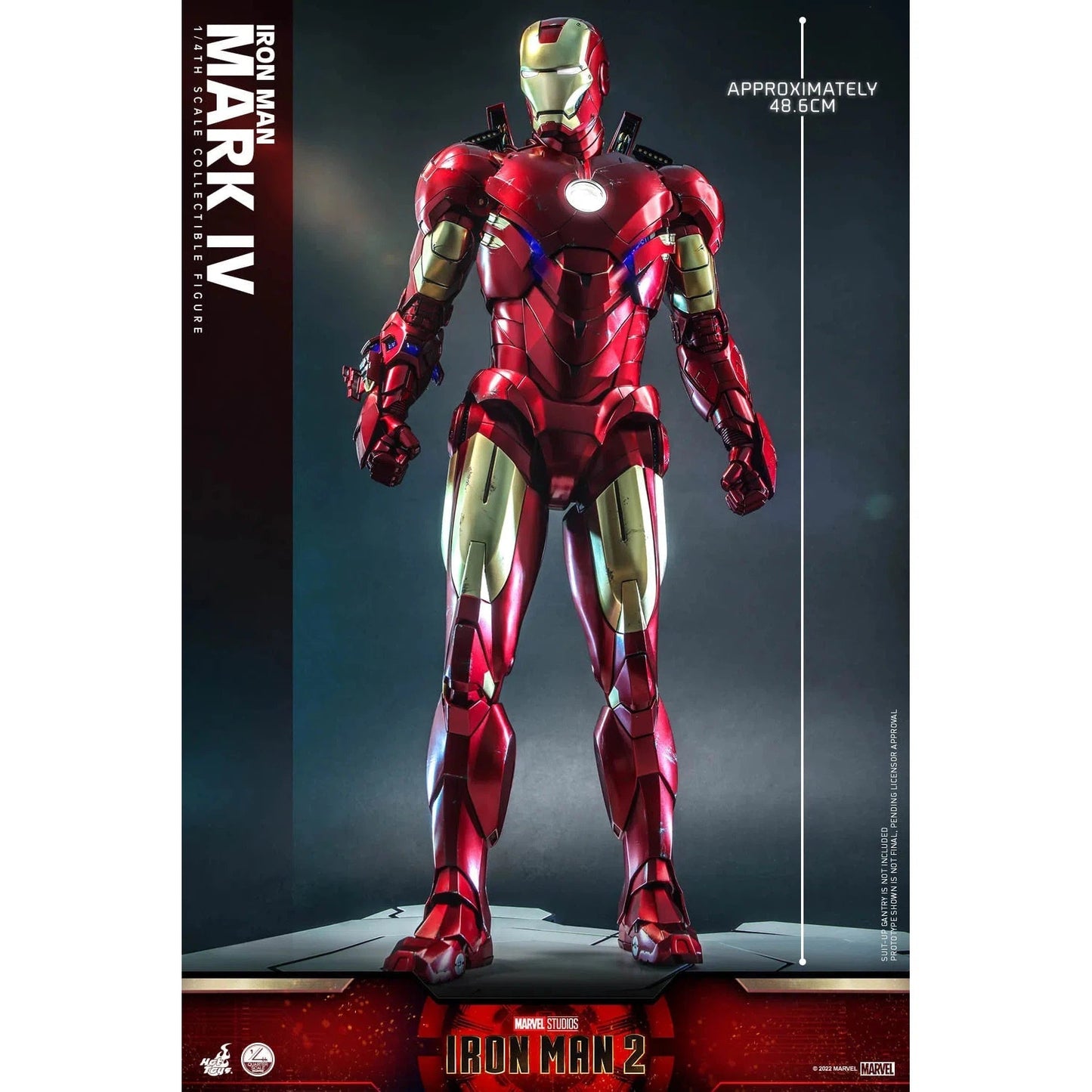 Iron Man: MKIV: Iron Man 2: Marvel: Quarter Scale: QS020 - Hot Toys Action Figure