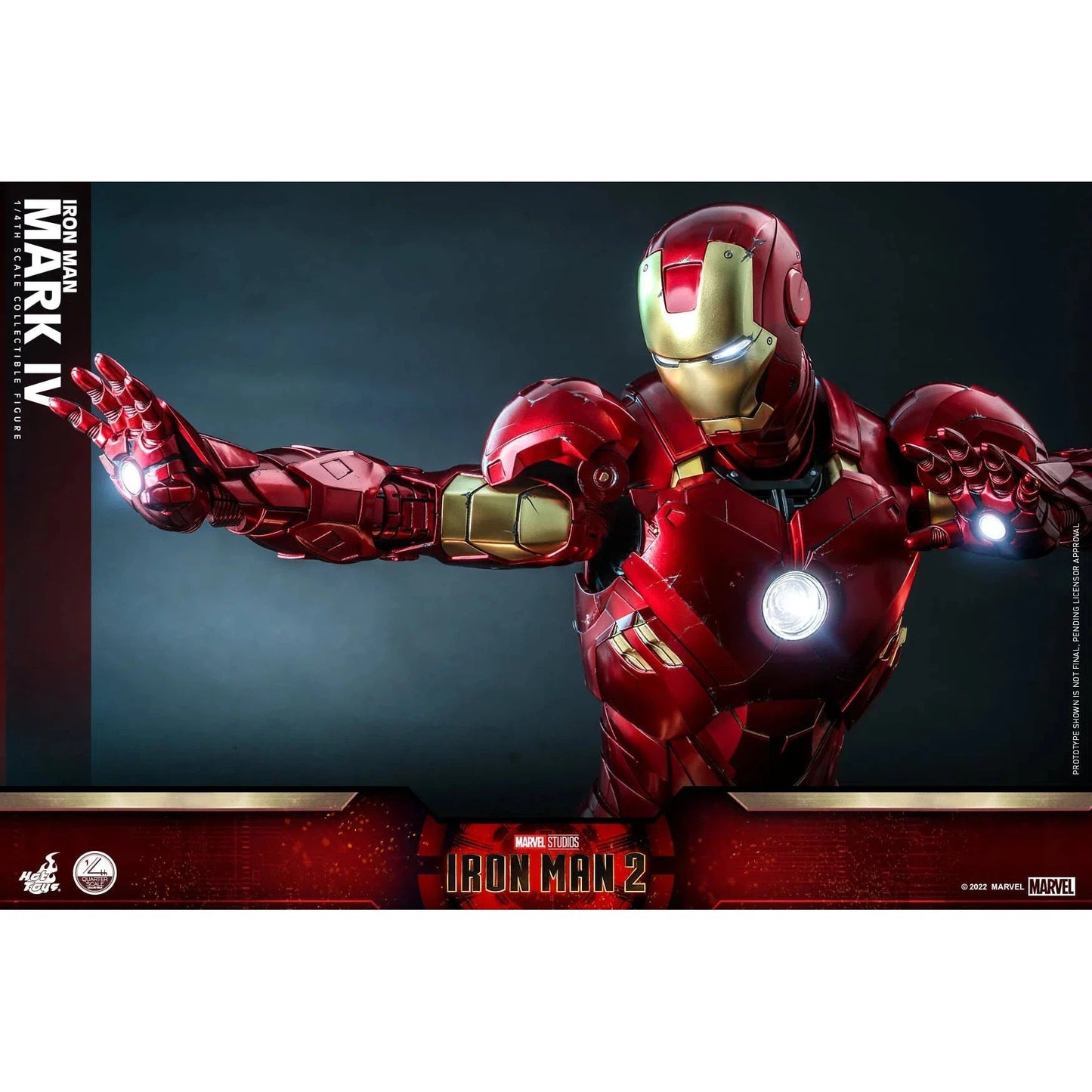 Iron Man: MKIV: Iron Man 2: Marvel: Quarter Scale: QS020 - Hot Toys Action Figure