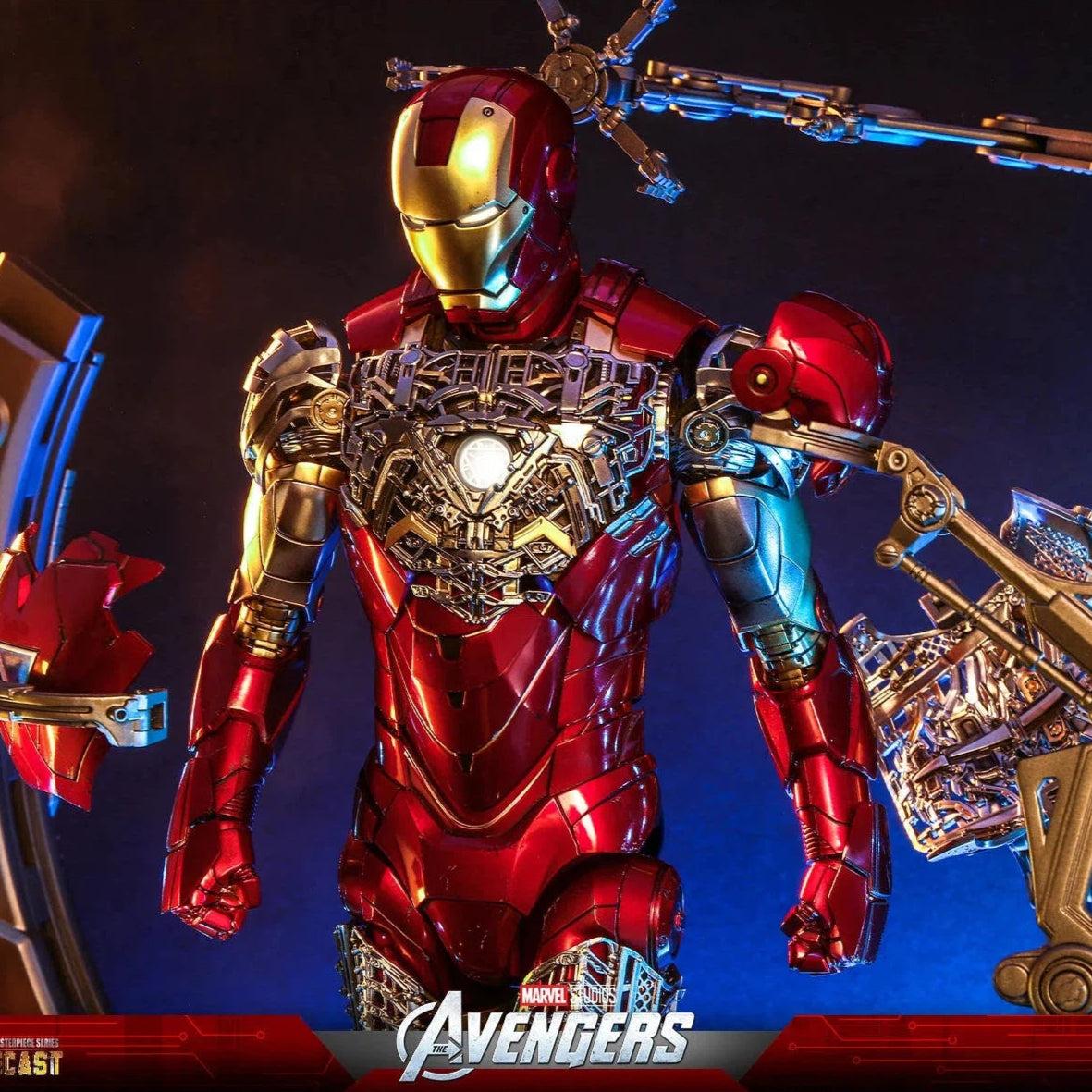 Iron Man: Mark VI (2.0): With Suit Up Gantry: Marvel: MMS688D53 Hot Toys