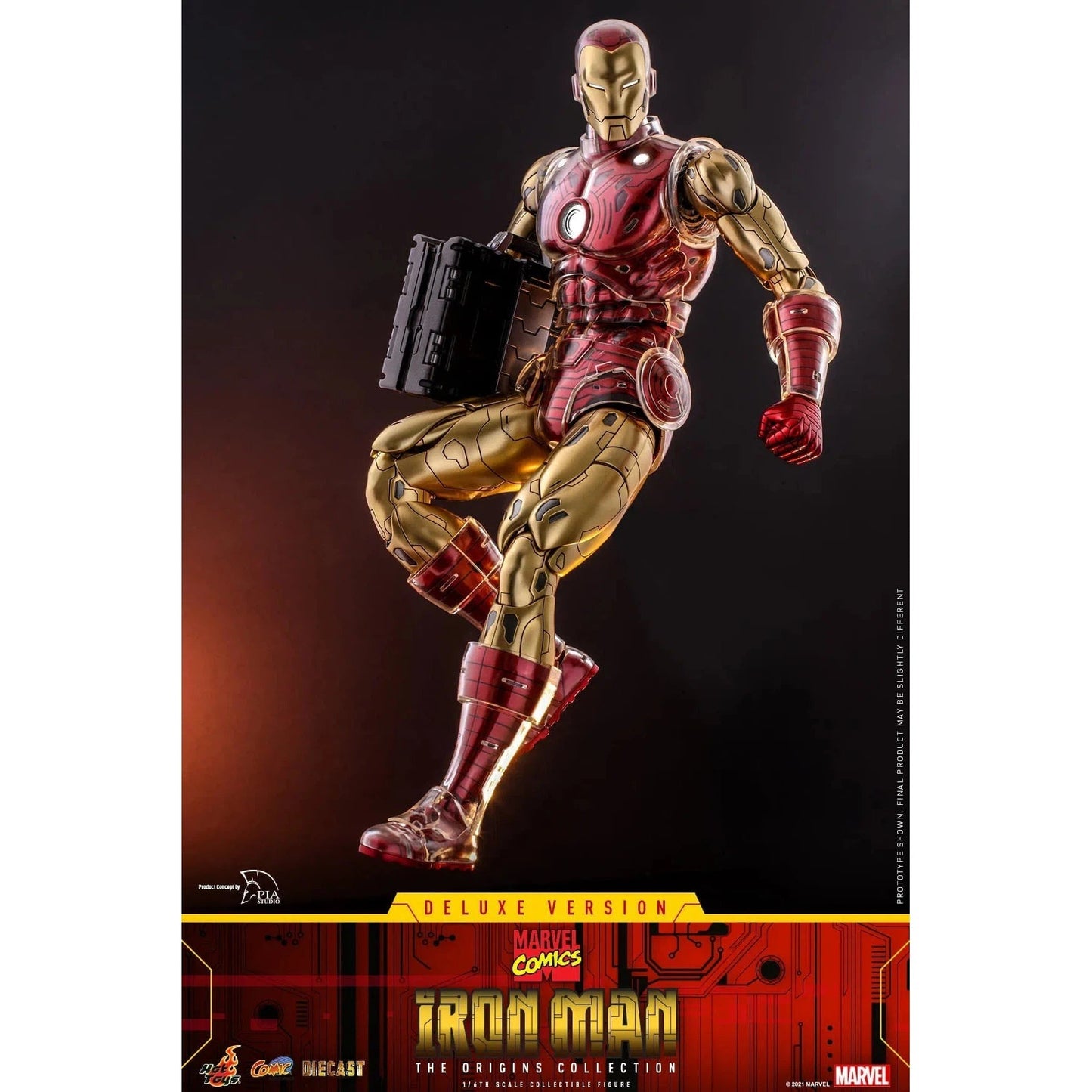 Iron Man: Origins Collection: CMS08 D38: Deluxe Edition: Marvel - Hot Toys Action Figure