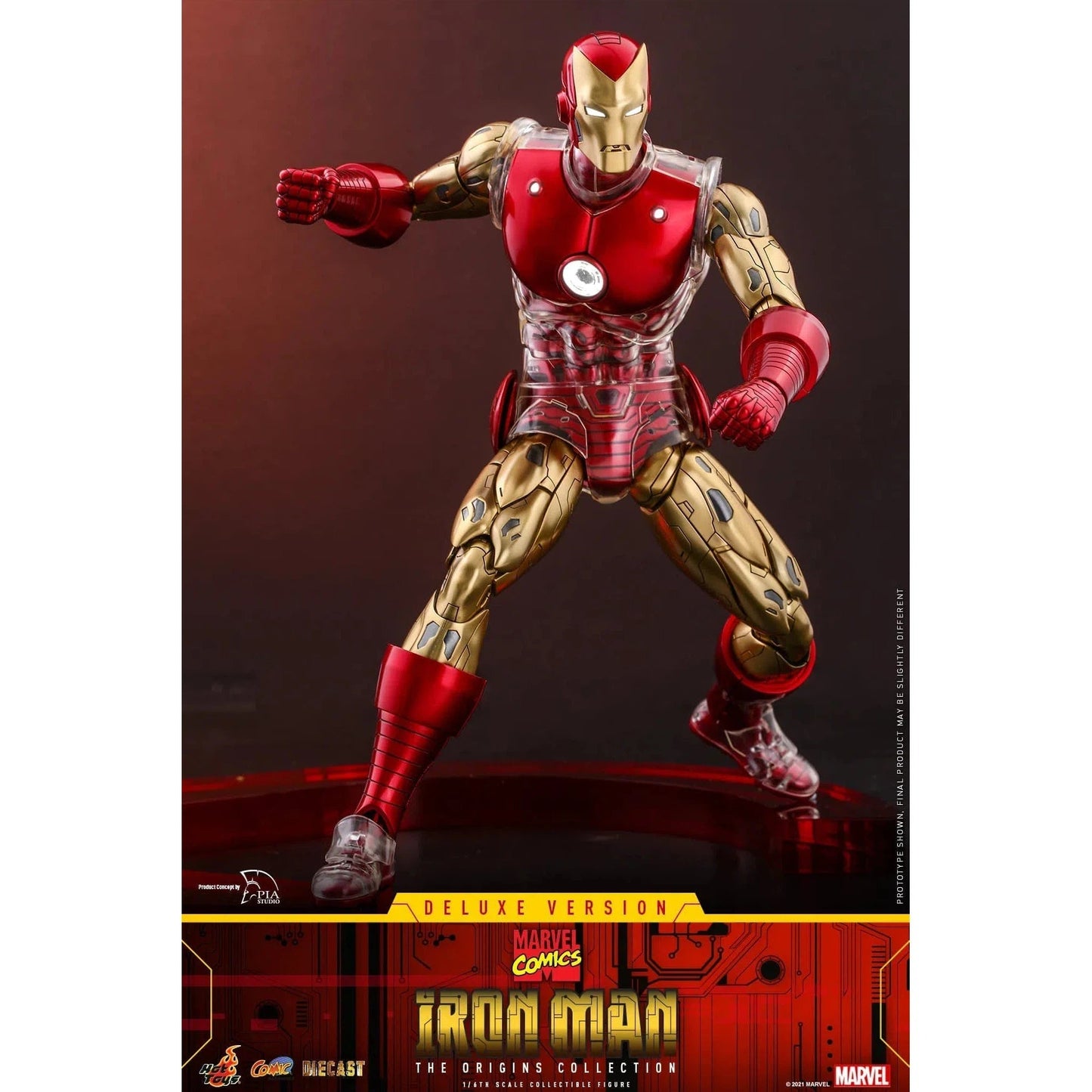 Iron Man: Origins Collection: CMS08 D38: Deluxe Edition: Marvel - Hot Toys Action Figure