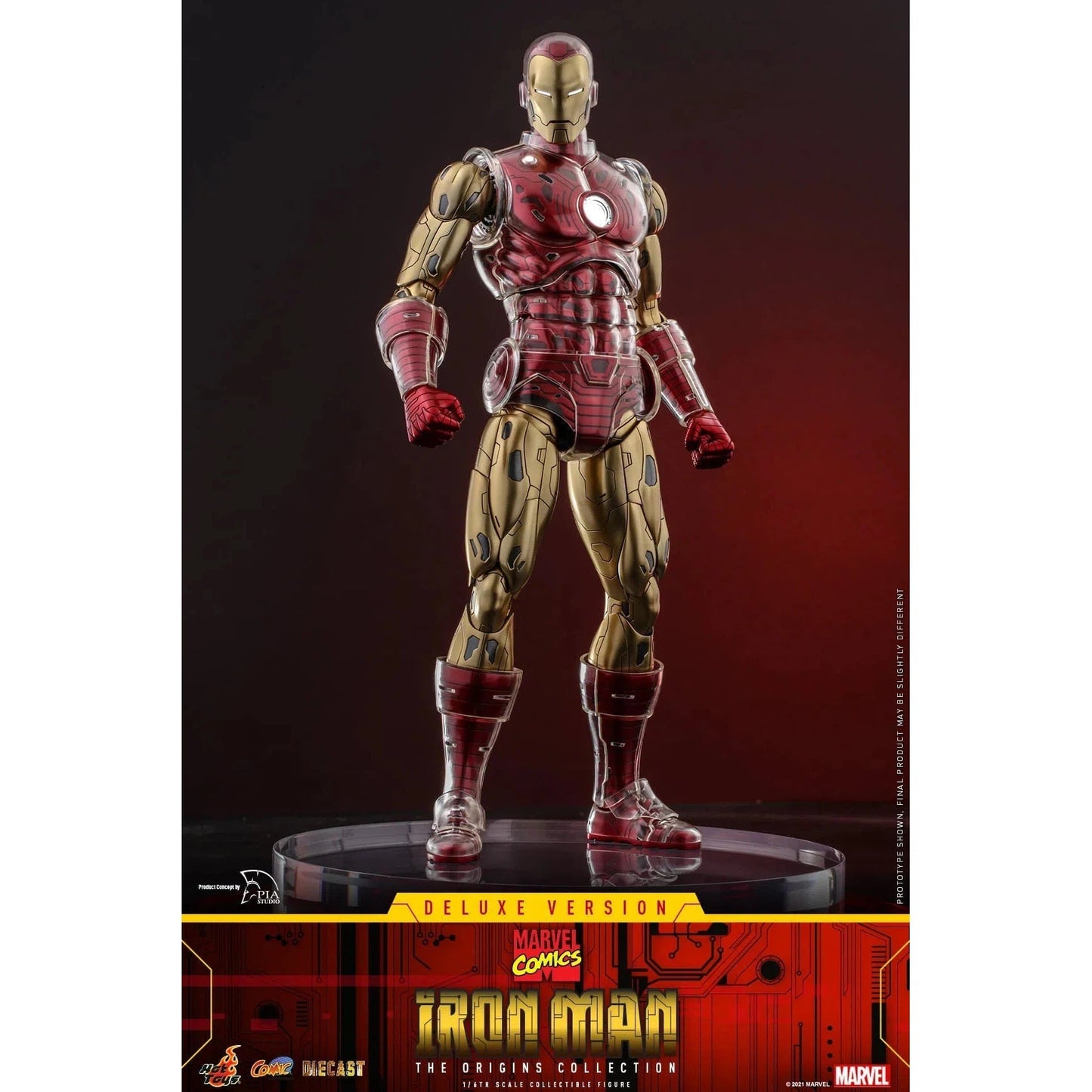 Iron Man: Origins Collection: CMS08 D38: Deluxe Edition: Marvel - Hot Toys Action Figure
