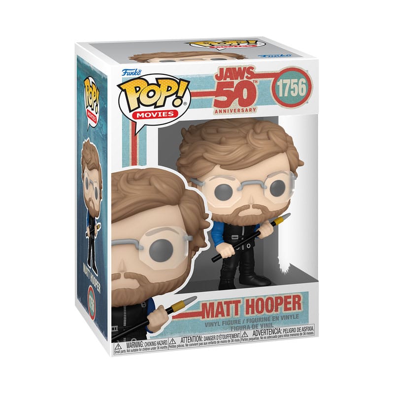 Jaws: Matt Hooper: Pop! Movies: 50th Anniversary - Funko Action Figure