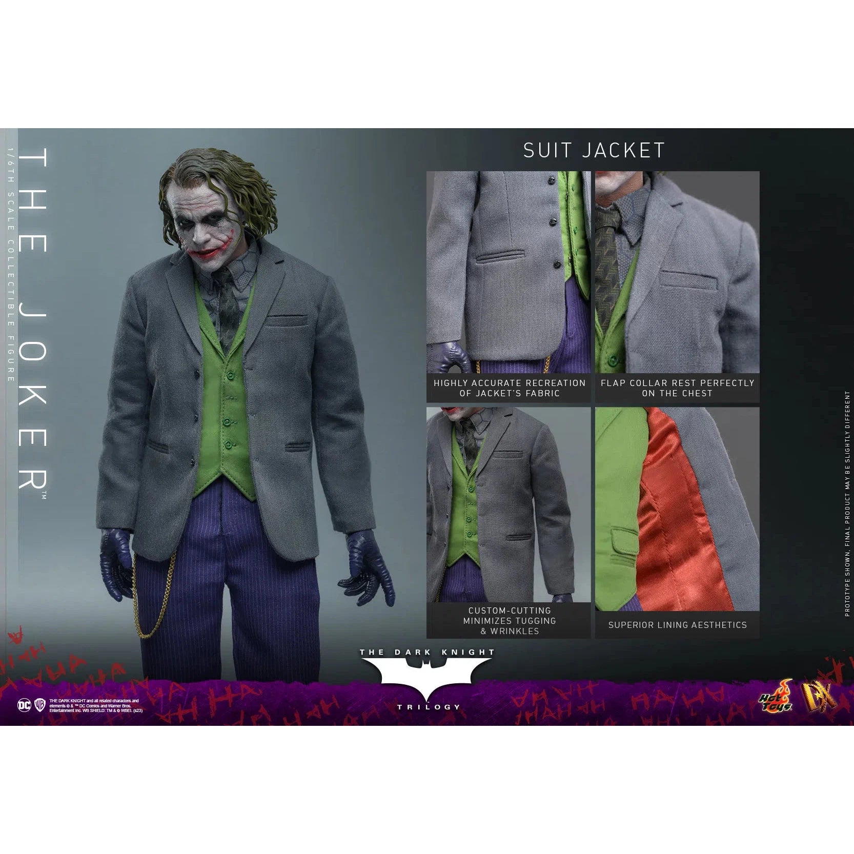 Joker: Batman: The Dark Knight: DX32 Hot Toys
