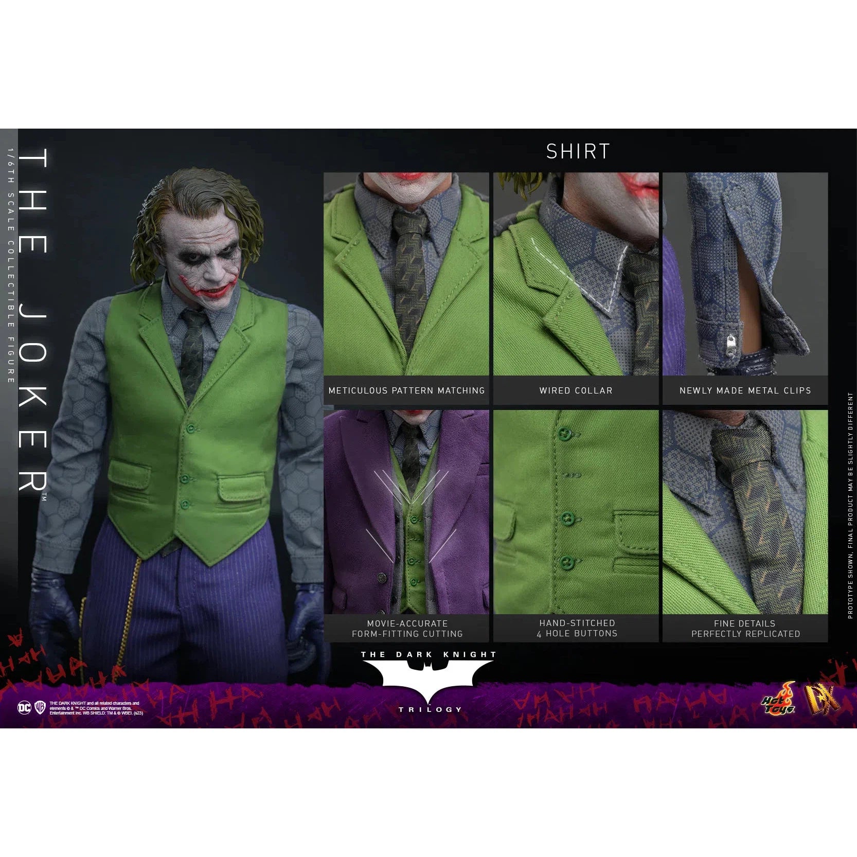 Joker: Batman: The Dark Knight: DX32 Hot Toys