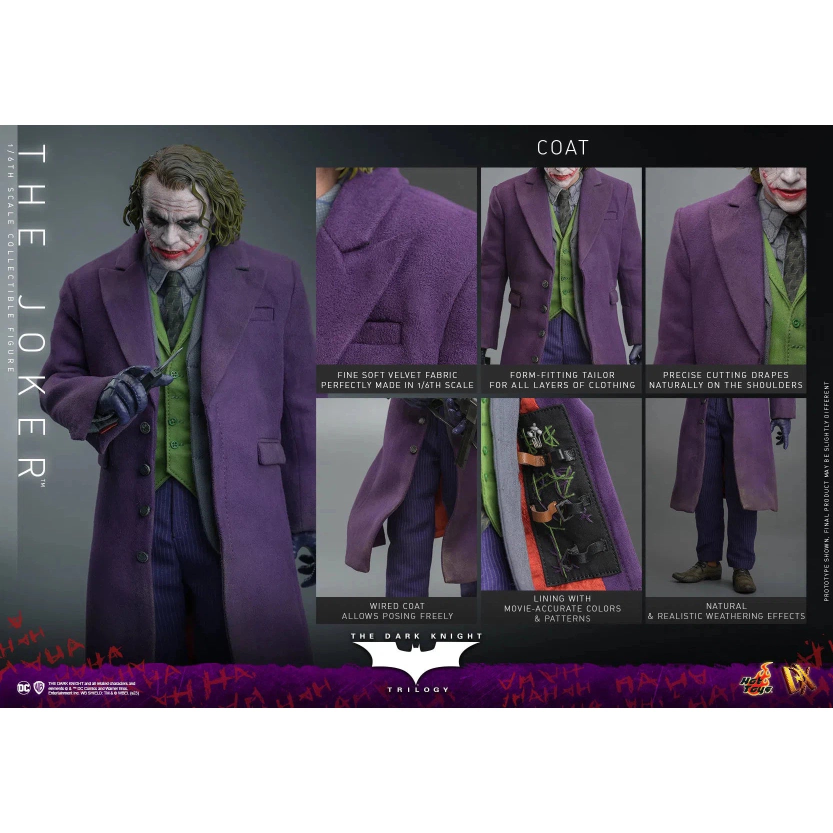 Joker: Batman: The Dark Knight: DX32 Hot Toys