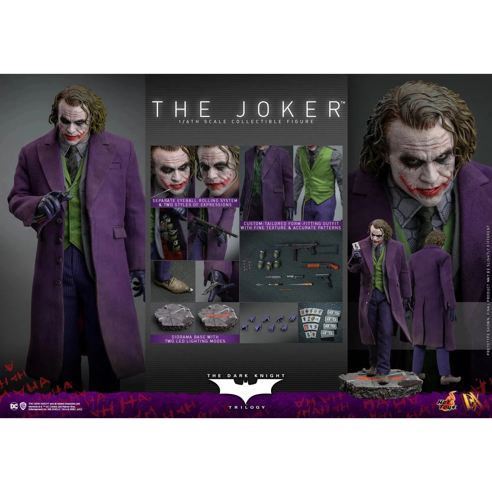 Joker: Batman: The Dark Knight: DX32 Hot Toys