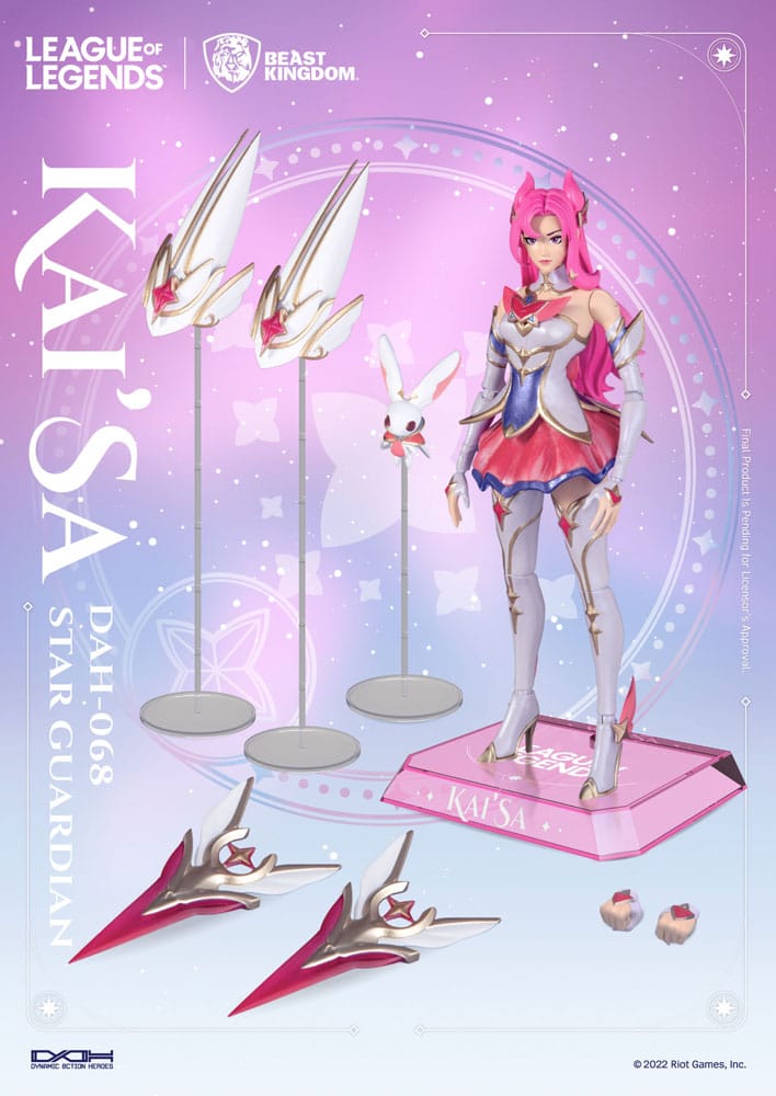 League of Legends Dynamic 8ction Heroes Action Figure 1/9 Star Guardian Kai'Sa 19 cm - Beast Kingdom Toys Action figures