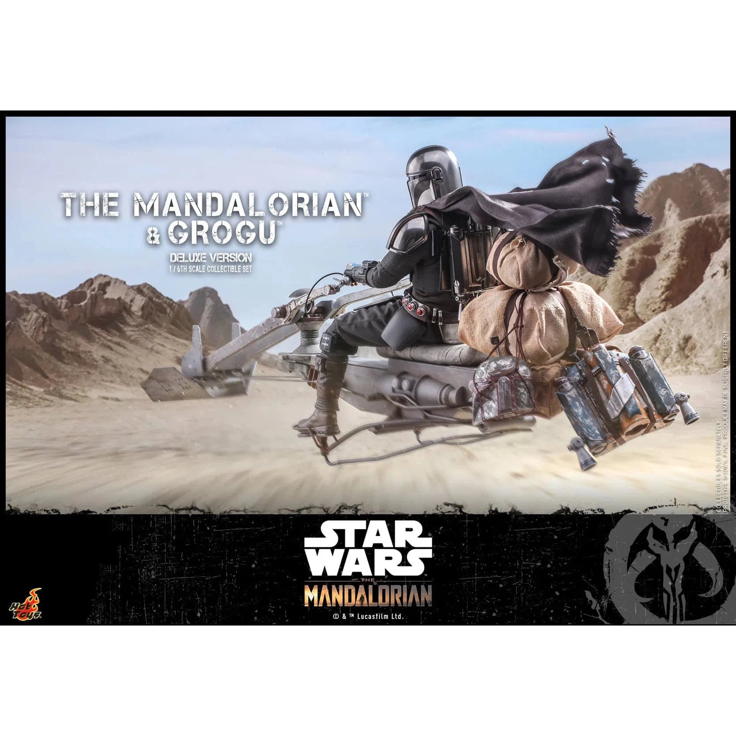 Mandalorian & Grogu Set: Deluxe: Star Wars: TMS052 - Hot Toys Action Figure