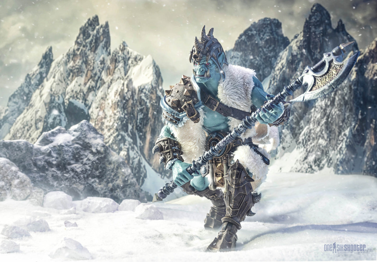 Mythic Legions: Ashes of Agbendor Action Figure Frost Ogre Ogre Scale - Four Horsemen Action Figures