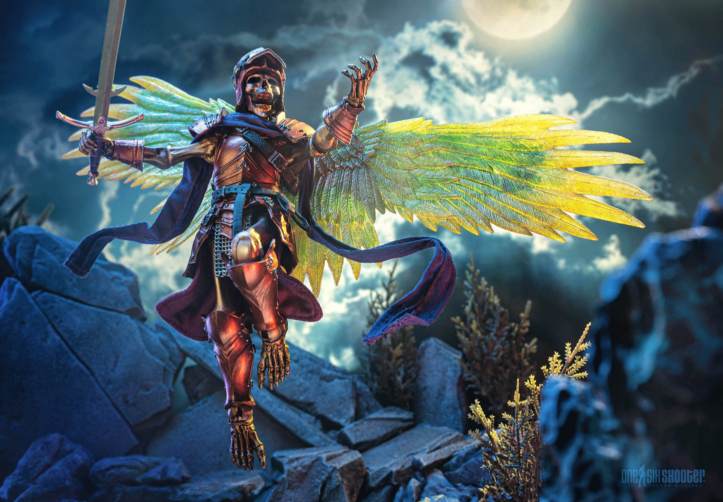 Mythic Legions: Ashes of Agbendor Action Figure Gold Skeleton 2 Deluxe Edition - Four Horsemen Action Figures