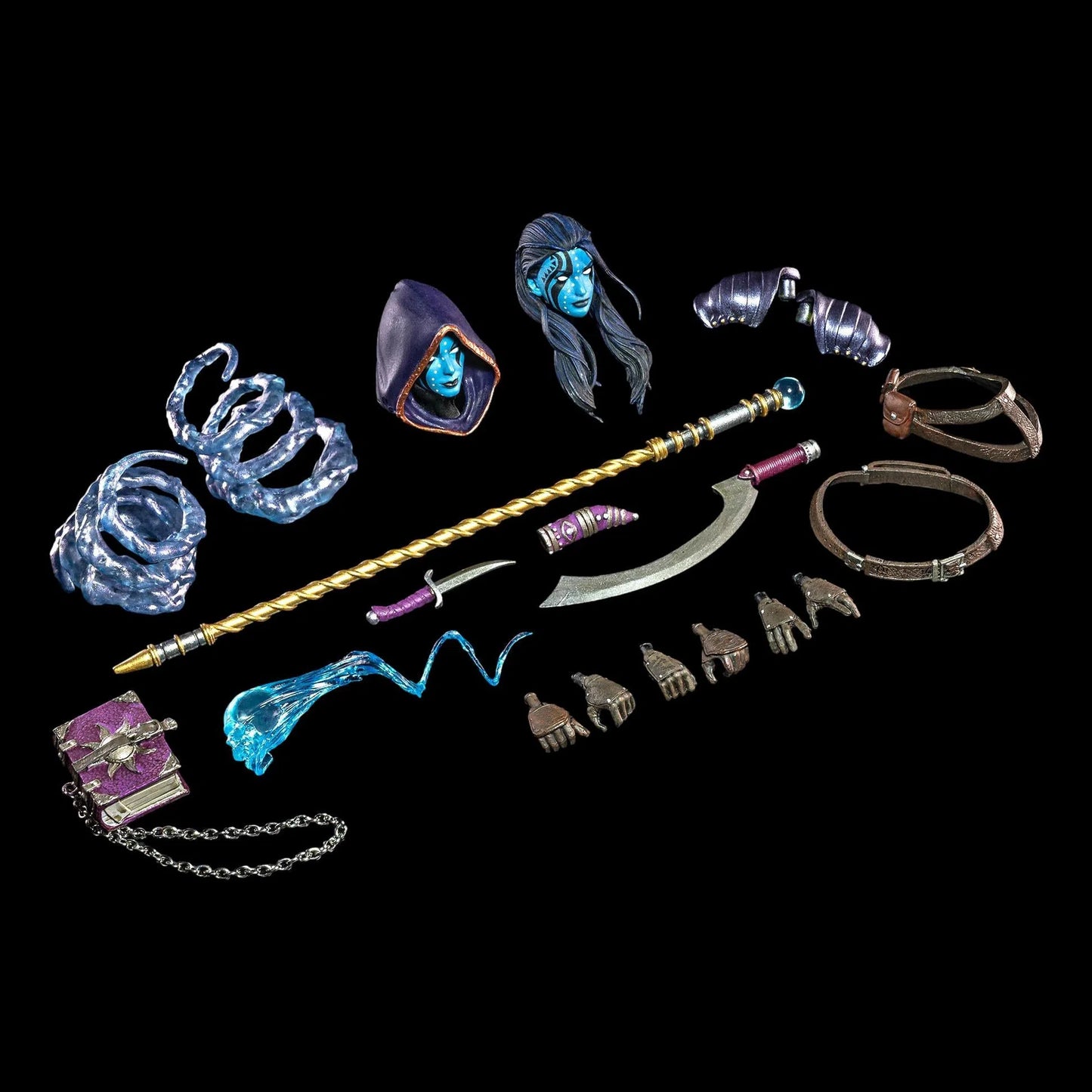 Mythic Legions: Ashes of Agbendor: Azza Spiritbender 2 - Four Horsemen Action Figures