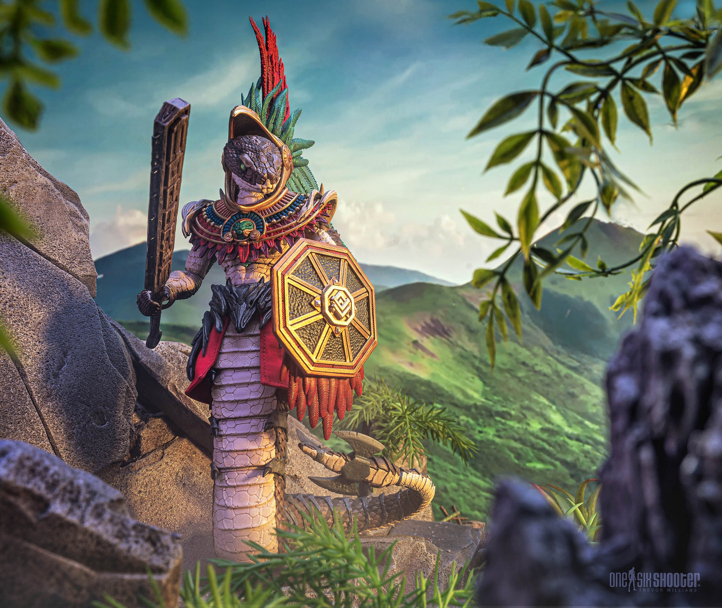 Mythic Legions: Reign of the Beasts Action Figure Serpenspire Royal Guard Deluxe Edition - Four Horsemen Action Figures