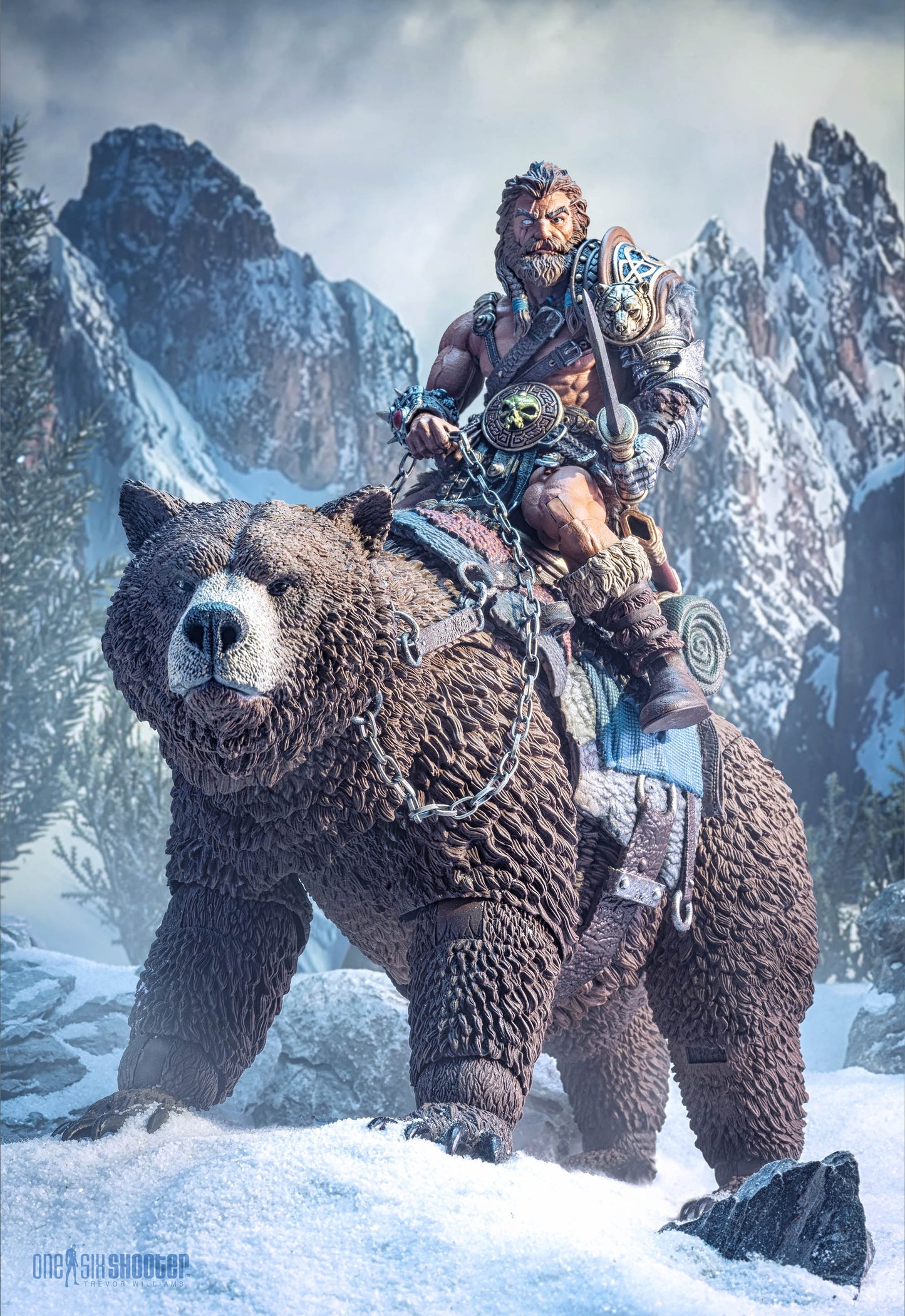 Mythic Legions: Rising Sons Action Figure Bodvar (Bear Mount) 15 cm - Four Horsemen Action Figures