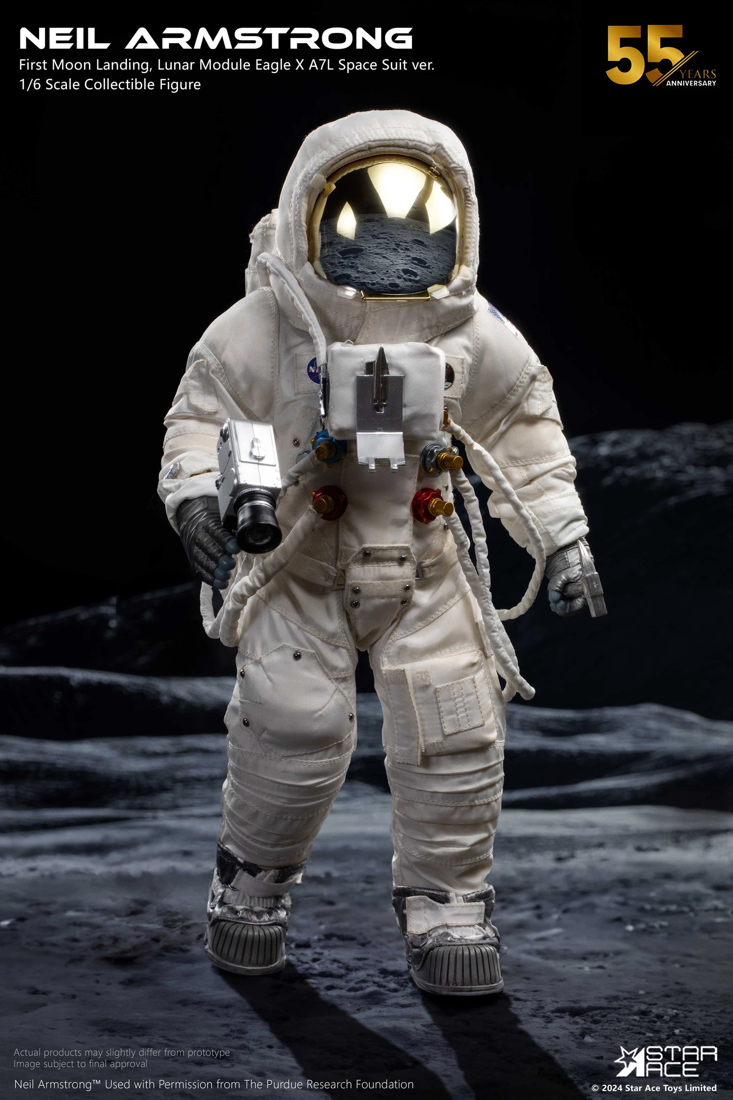 Neil Armstrong: Moon Landing: Deluxe: Sixth Scale Figure - Star Ace Action Figure