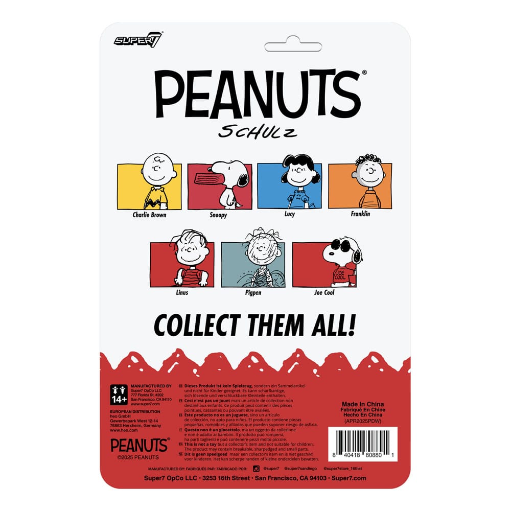 Peanuts: Joe Cool: ReAction Action Figure: Wave 8 - Super7 Action Figures