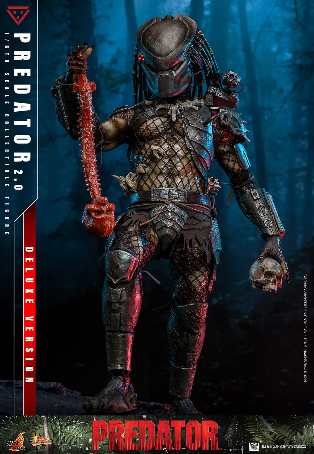 Predator: Predator 2.0: Deluxe: 1/6th Scale Action Figure - Hot Toys Action Figure