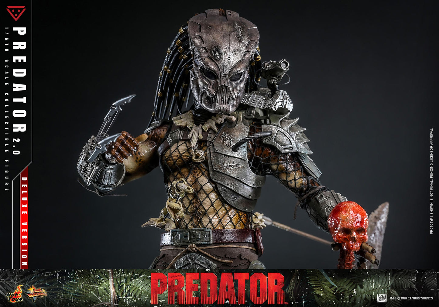 Predator: Predator 2.0: Deluxe: 1/6th Scale Action Figure - Hot Toys Action Figure