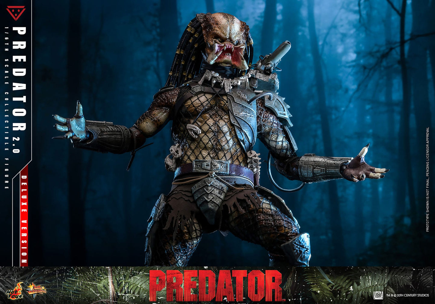 Predator: Predator 2.0: Deluxe: 1/6th Scale Action Figure - Hot Toys Action Figure