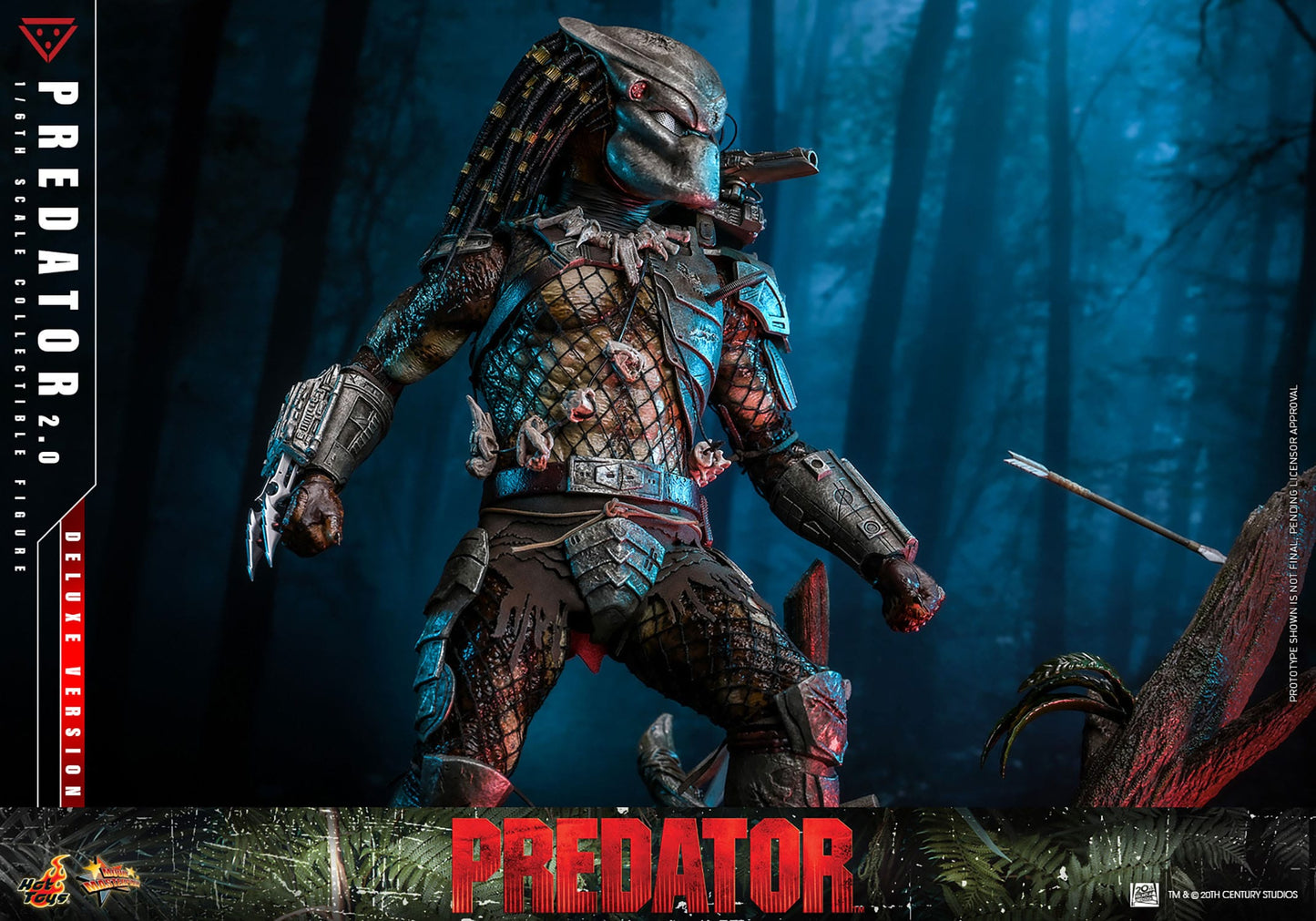 Predator: Predator 2.0: Deluxe: 1/6th Scale Action Figure - Hot Toys Action Figure