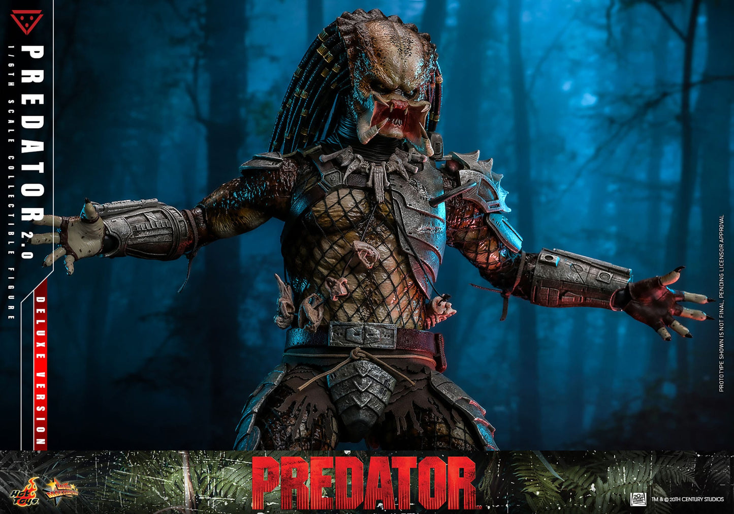 Predator: Predator 2.0: Deluxe: 1/6th Scale Action Figure - Hot Toys Action Figure