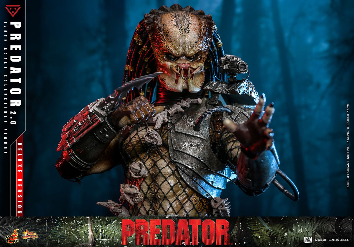 Predator: Predator 2.0: Deluxe: 1/6th Scale Action Figure - Hot Toys Action Figure