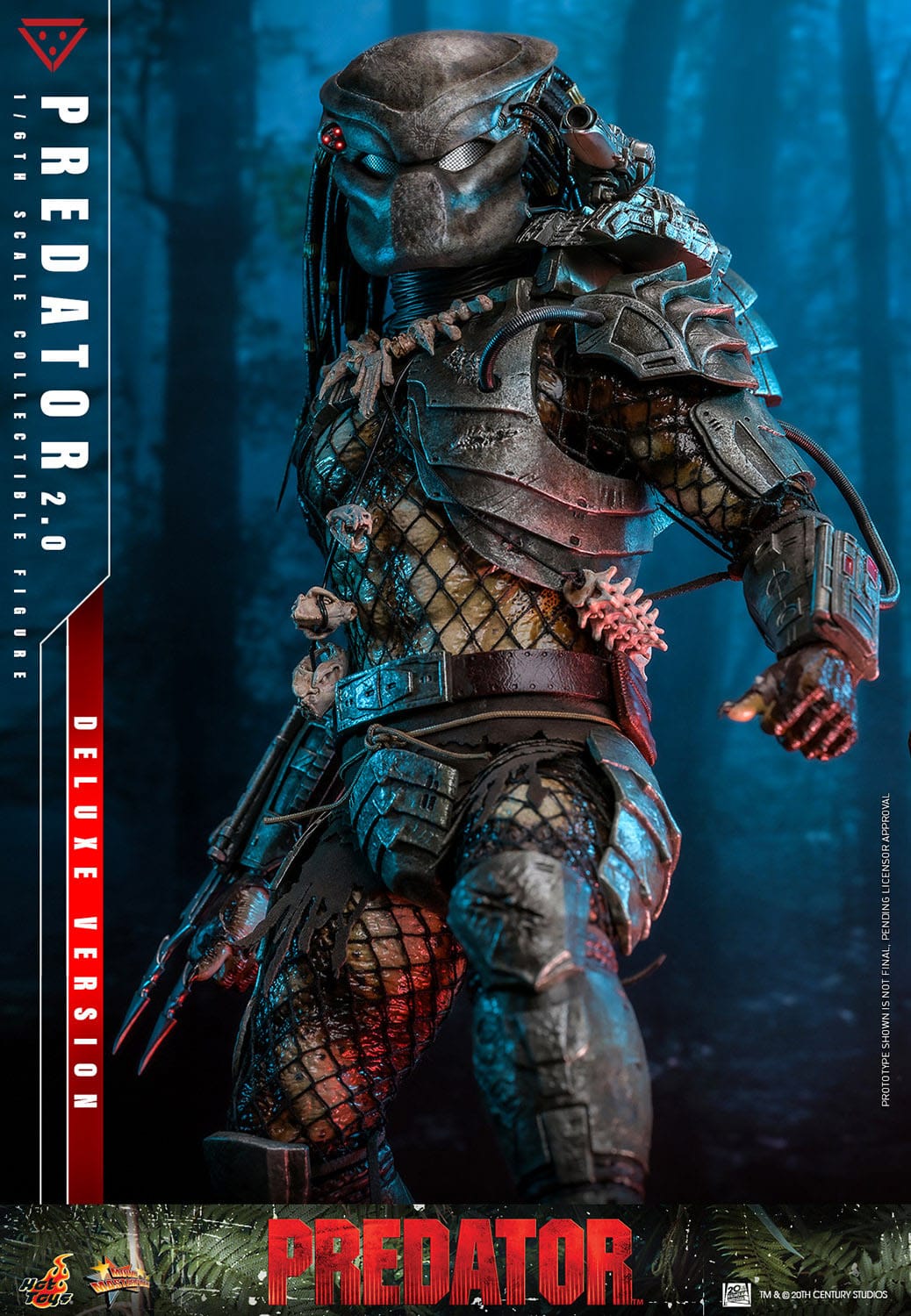 Predator: Predator 2.0: Deluxe: 1/6th Scale Action Figure - Hot Toys Action Figure