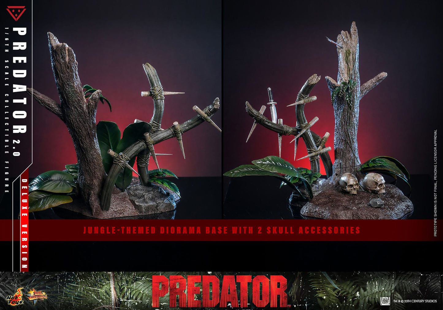 Predator: Predator 2.0: Deluxe: 1/6th Scale Action Figure - Hot Toys Action Figure